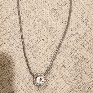 Swarovski Rhodium Plated Necklace